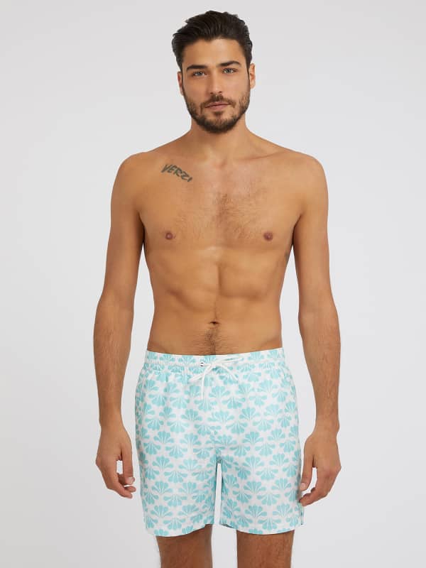 Guess All Over Print Medium Swim Trunk