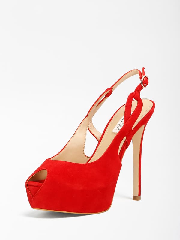 

Замшевые Босоножки Ginnia Открытый Носок