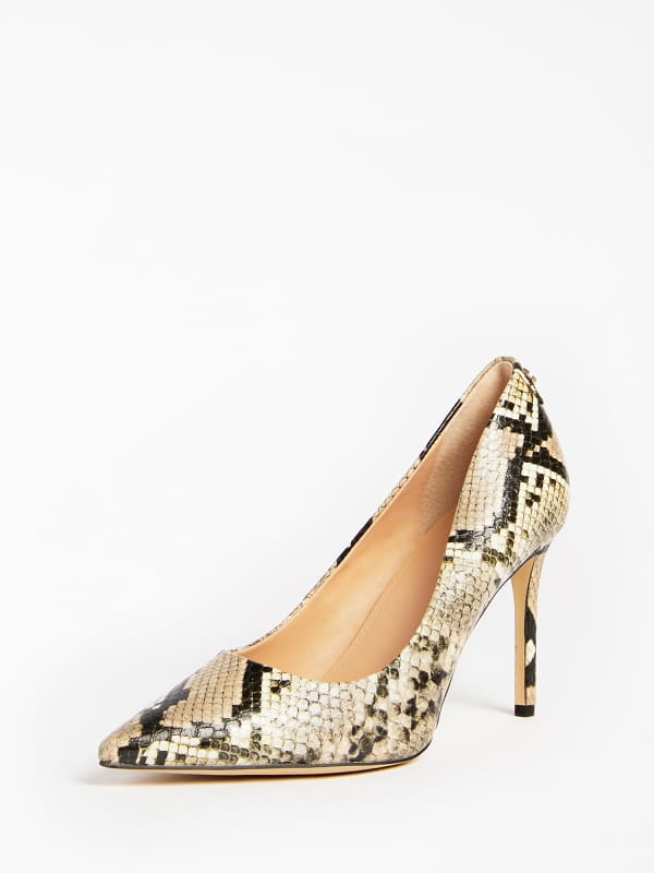 Pumps Piera Python-Optik