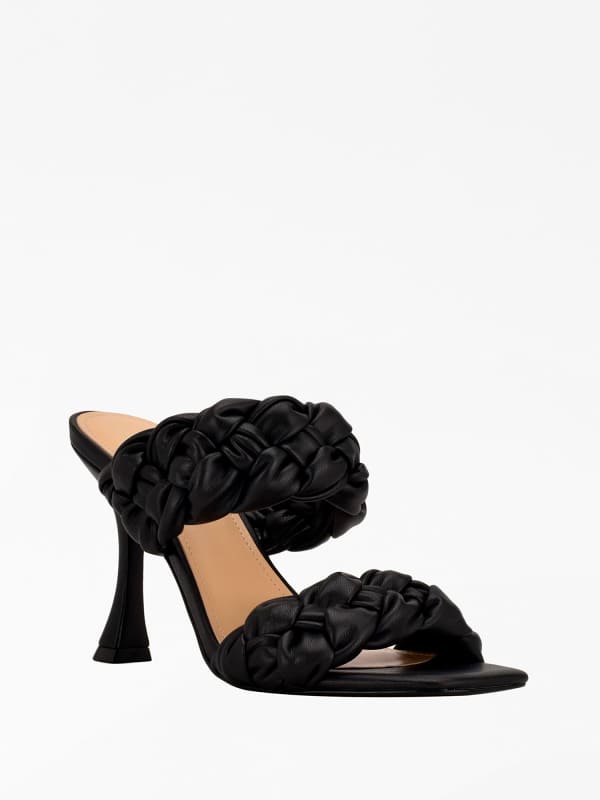 Plecione Mule Na Obcasie Model Harlie