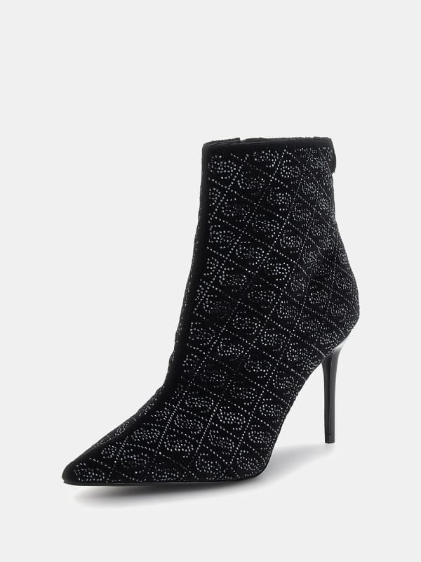 Stiefelette Richer Strass 4G-Logo