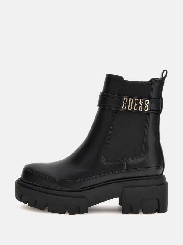  Guess Stiefelette Yelma Logoschriftzug 