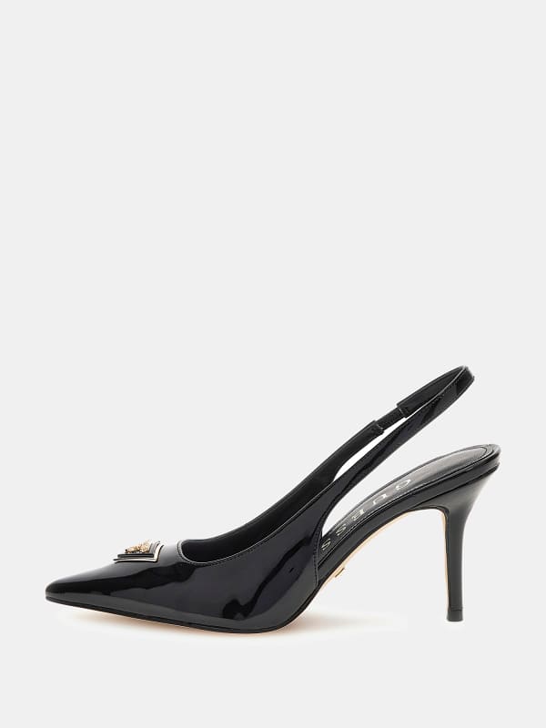  Guess Slingpumps Nassir Lackoptik 