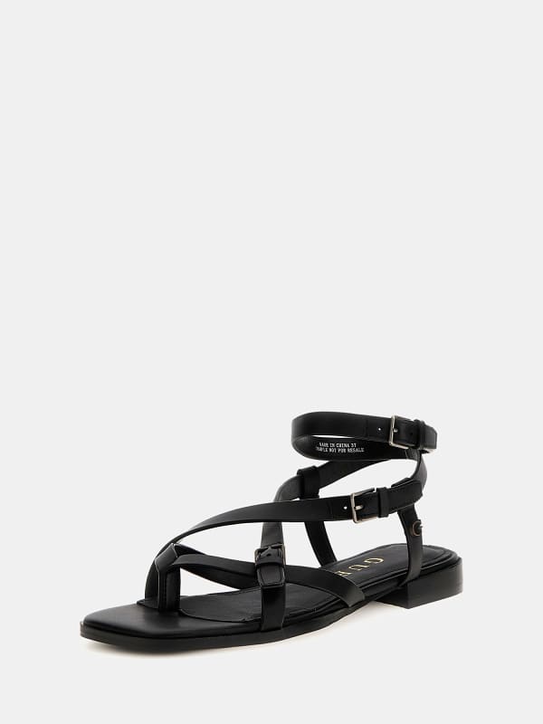 Guess Tamper Genuine Leather Sandals