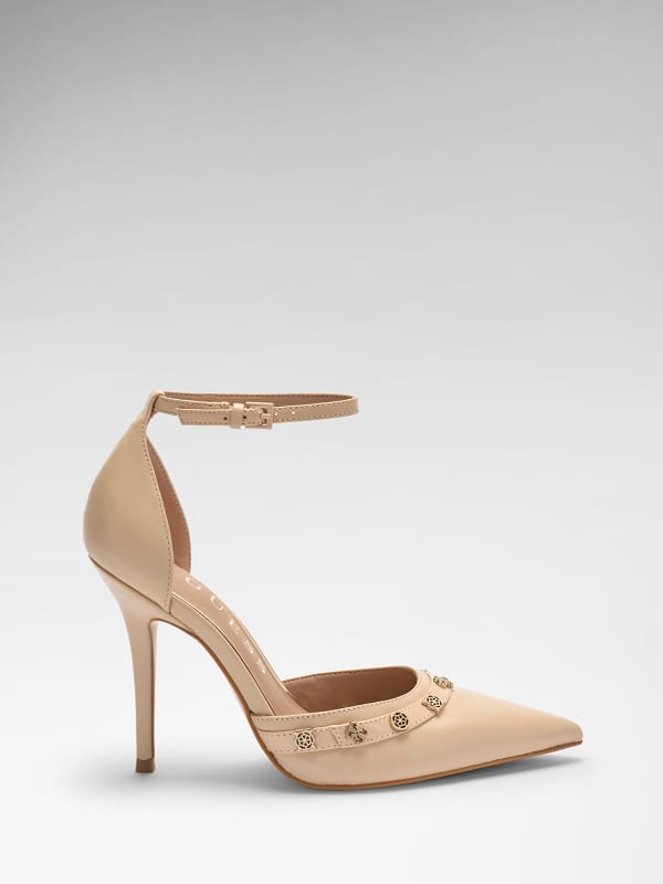  Guess Nanae 4g Peony Logo Pumps 