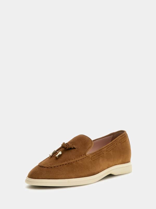 Zamszowe Loafersy Model Arya