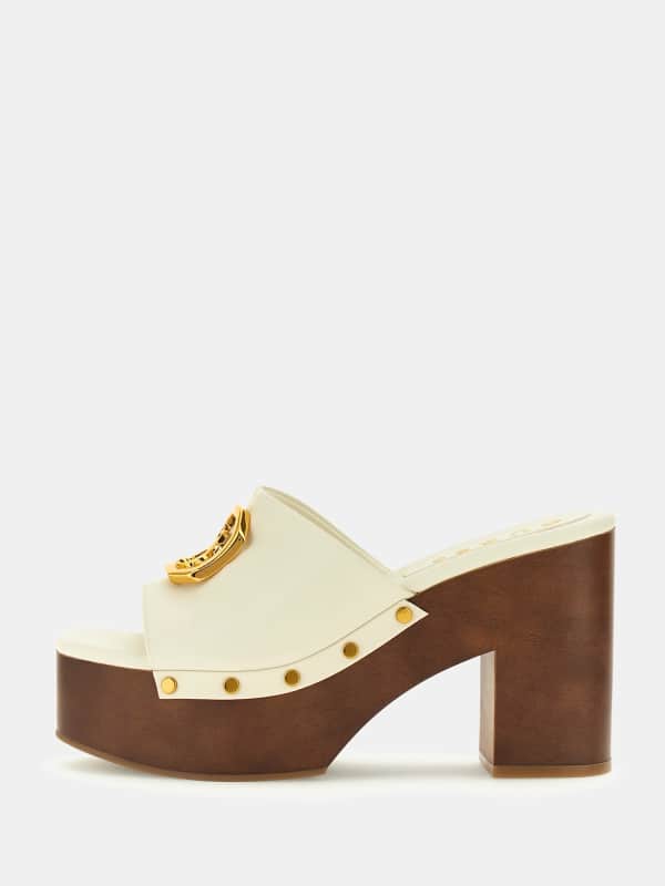  Guess Sandalette Qisha 4g-logo 