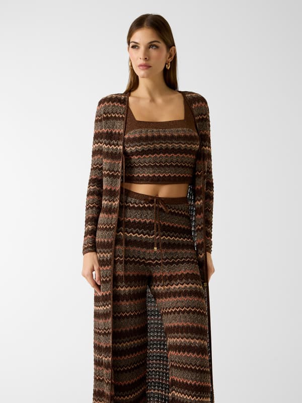 Guess Marciano Gestrickter Lurex-cardigan 