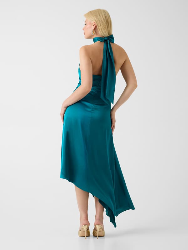  Marciano Guess Marciano Midi Mit Neckholder Kleid 