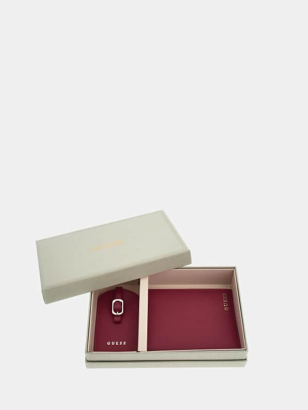 Coffret Porte-Passeport / Étiquette À Bagage