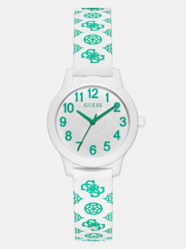 Montre Analogique En Silicone Logo 4G Pivoine