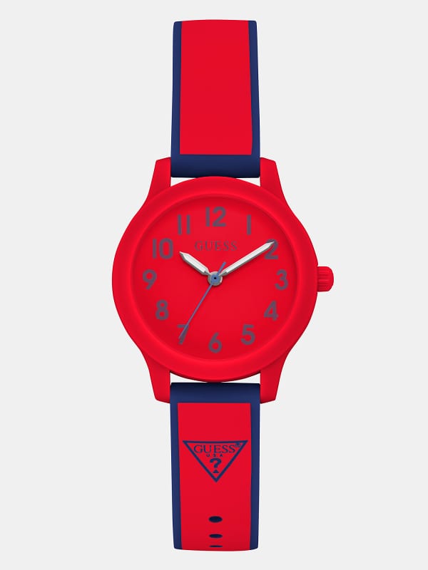 Montre Analogique En Silicone Logo Triangulaire