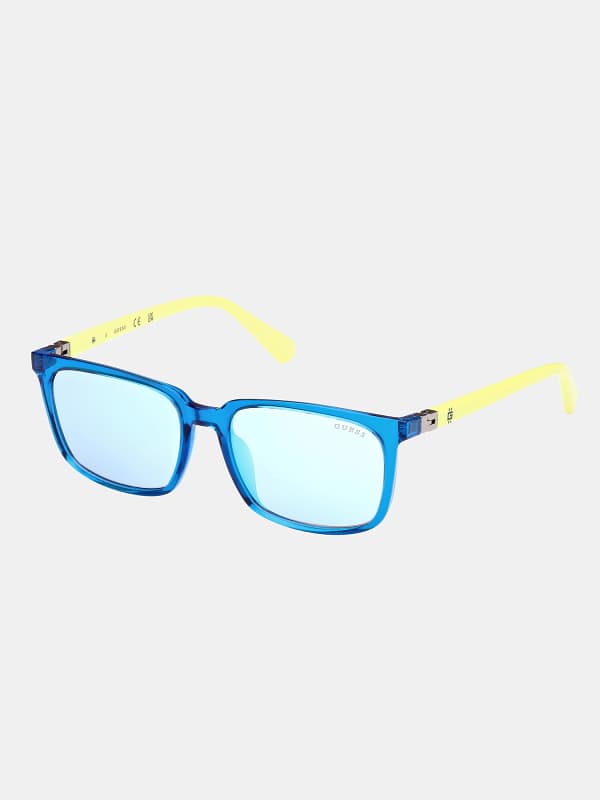 Rechteckige Sonnenbrille