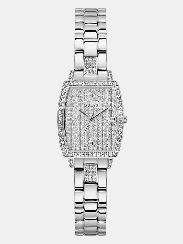 Guess Analogue Watch With Crystal Applique