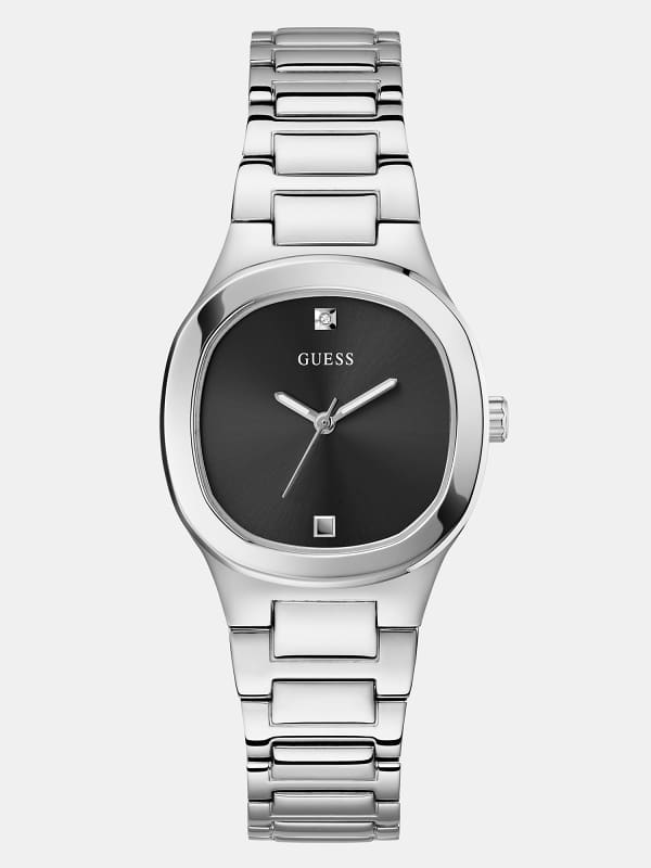 Analog-Armbanduhr Aus Edelstahl