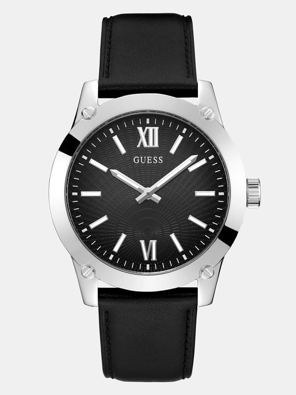 Analog-Armbanduhr Aus Veloursleder