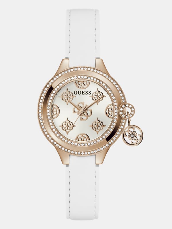 Guess Analogue Watch With Pendant Detail