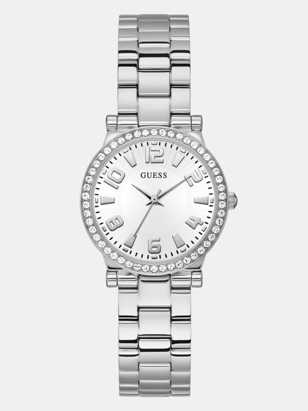 Guess Analogue Watch With Crystal Applique Detailing