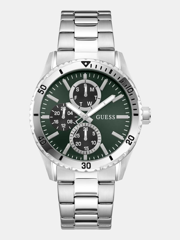 Orologio Multifunzione In Acciaio Inossidabile 43 Mm