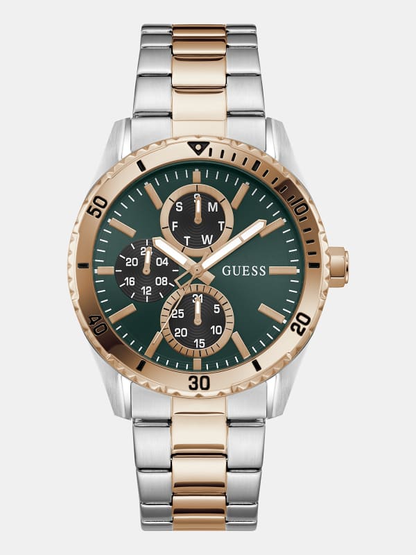 Orologio Multifunzione In Acciaio Inossidabile 43 Mm