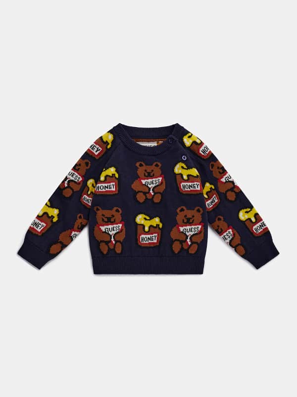 Pull Jacquard Logo All Over