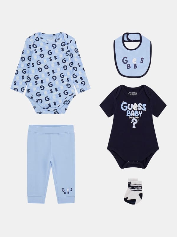 Set Mit Bodys, Socken, Lätzchen Und Hose