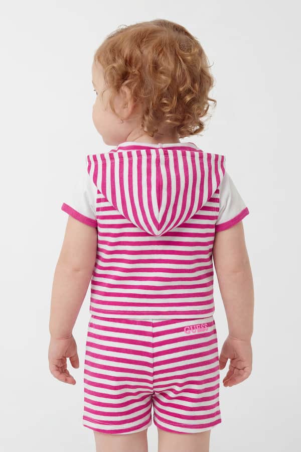  Guess Kids Weste, Body Und Shorts Set 