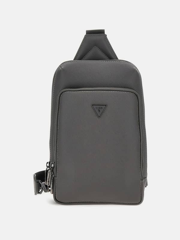 Mini-Rucksack Milano Saffian-Optik