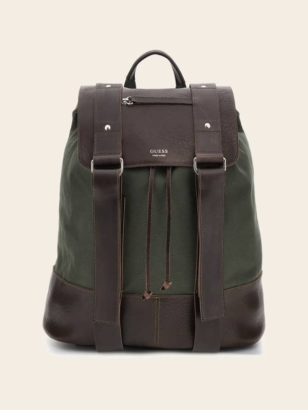 Guess Real Leather Taven Backpack