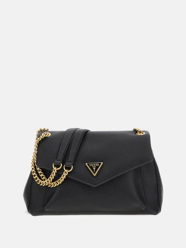 Guess Laryn Triangle Logo Crossbody Bag