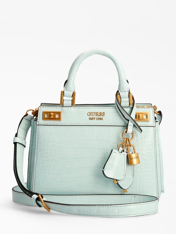 

Маленькая Сумка С Ручками «Katey» С Крокодиловым Принтом