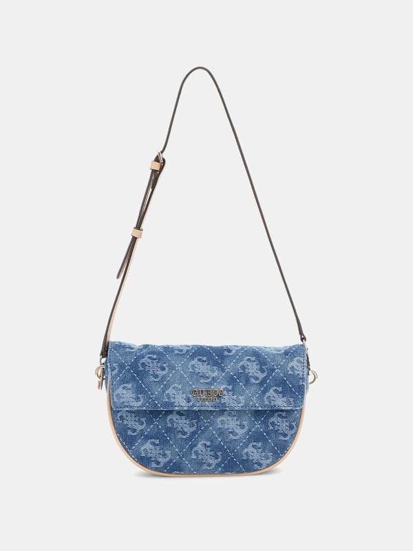 Mini-Schultertasche Cerelia Denim