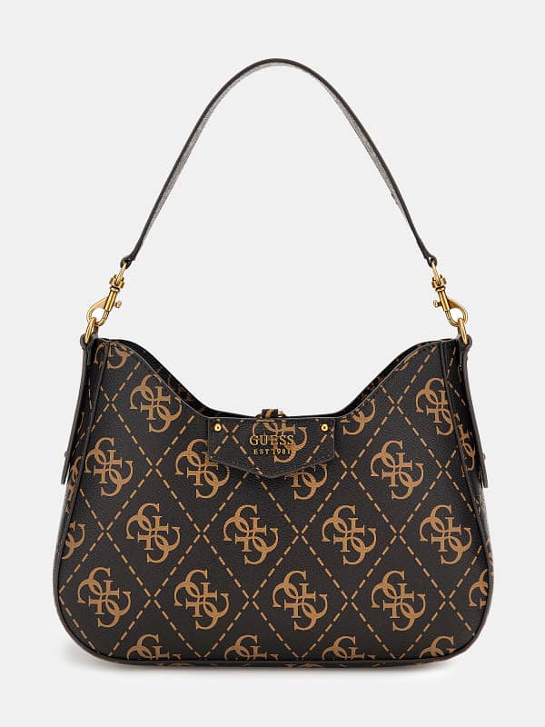 Guess Eco Brenton Maxi 4G Logo Hobo Bag