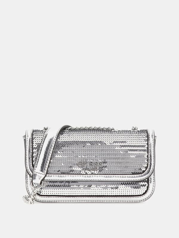 Guess Kaska Sequinned Mini Crossbody Bag