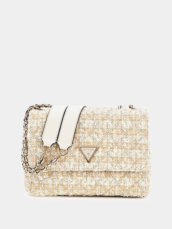 Umhängetasche Giully In Tweed-Optik