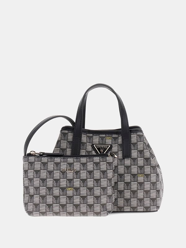 Mini-Henkeltasche G Wave Geometrischer Print