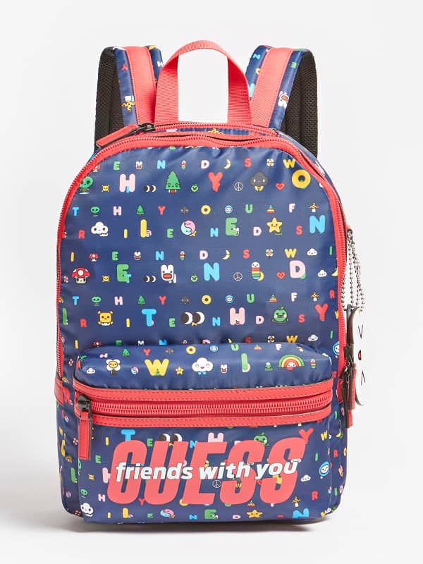 guess originals all-over pattern backpack
