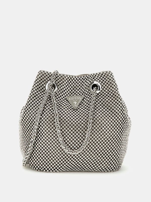 Mini-Henkeltasche Zalina Strass