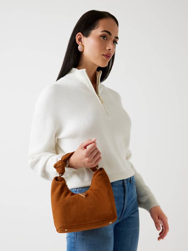  Guess Mini Hobo Bag Isotta Echtleder 