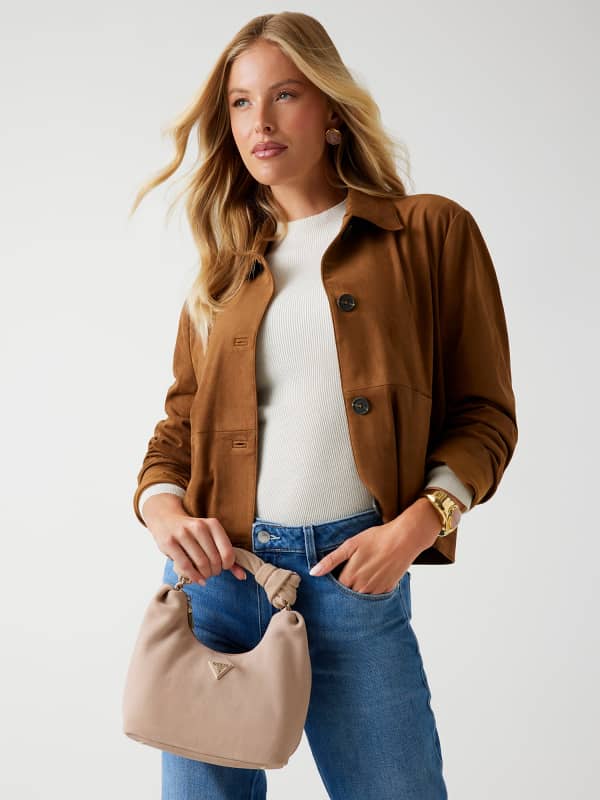  Guess Mini Hobo Bag Isotta Echtleder 