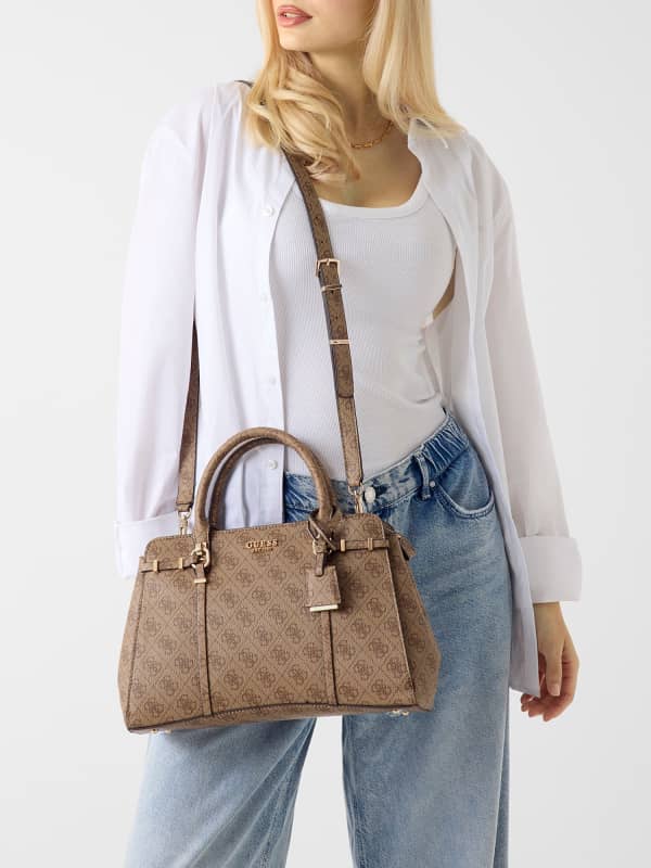  Guess Leona Logo Handtasche 