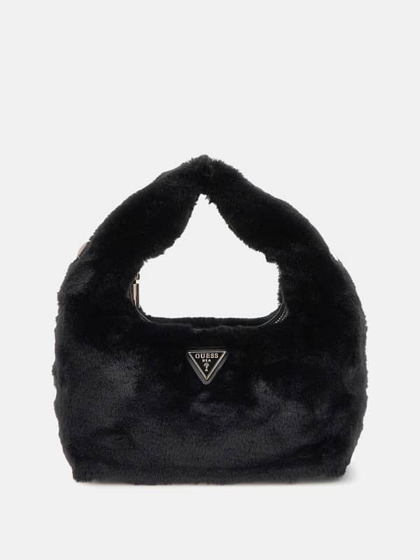 Guess Katine Faux Fur Handbag