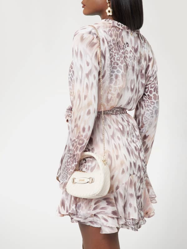  Guess Mini Hobo Bag Francy Flechtoptik 