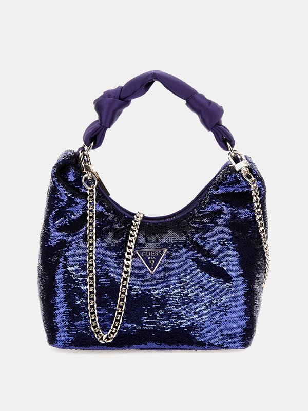 mini sac hobo velina à sequins