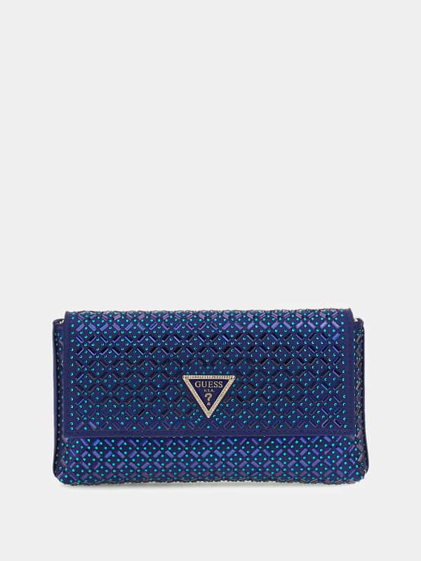 Clutch Zalina Satin Strass