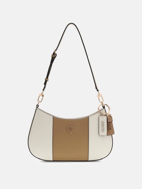  Guess Schultertasche Noelle Saffian-optik 