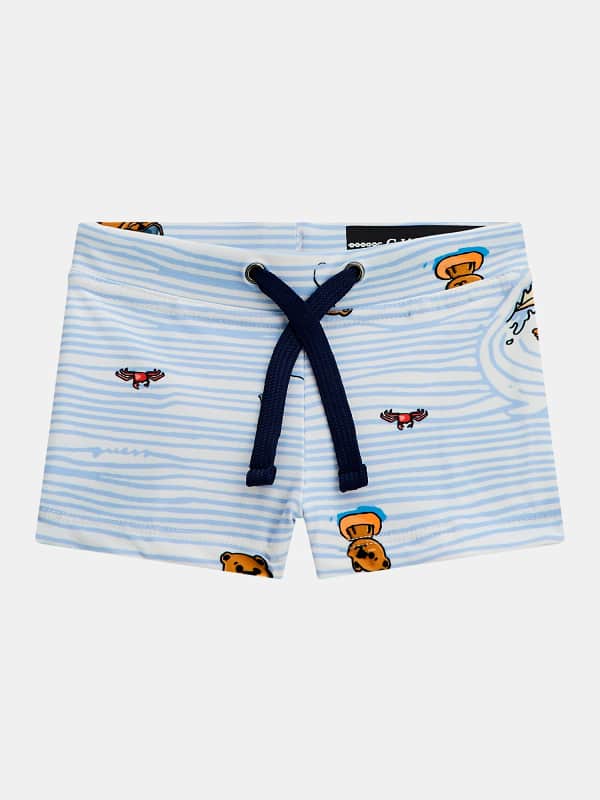 Short De Bain Imprimé All-Over