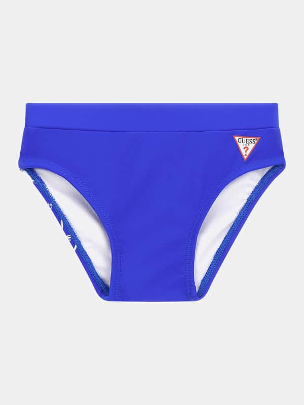 slip de bain petit logo triangulaire