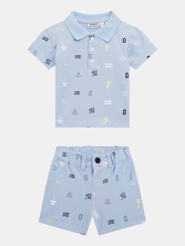 Set Poloshirt Und Hose Piqué