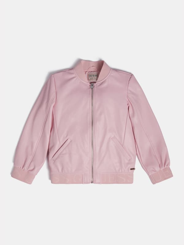 Guess Kids Bomberjack Imitatieleder Logo
